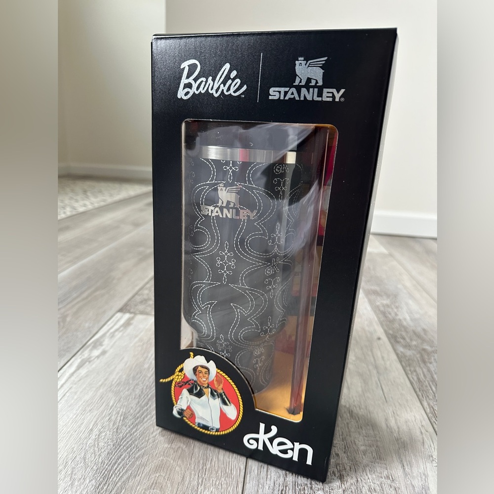 Stanley limited edition Barbie series Cowboy Ken black 40oz tumbler